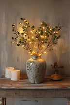 Floral Branch Lights Battery-Powered Flexible Stems Set of 3
