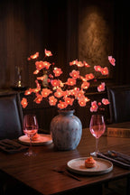 Floral Branch Lights Cordless Bendable Set of 3