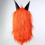 Floral Spray Halloween Furry Eyeball Foam Core Bendable Stem