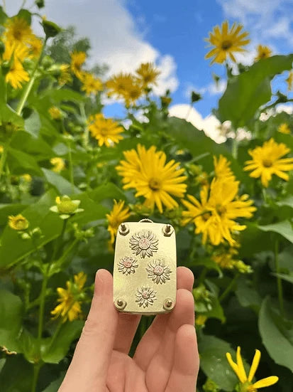 Flower Press Compact Portable 10 Reusable Blotter Sheets