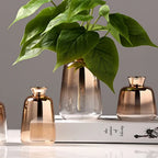 Flower Vase Subtle Gradient Weighted Base & Wide Opening