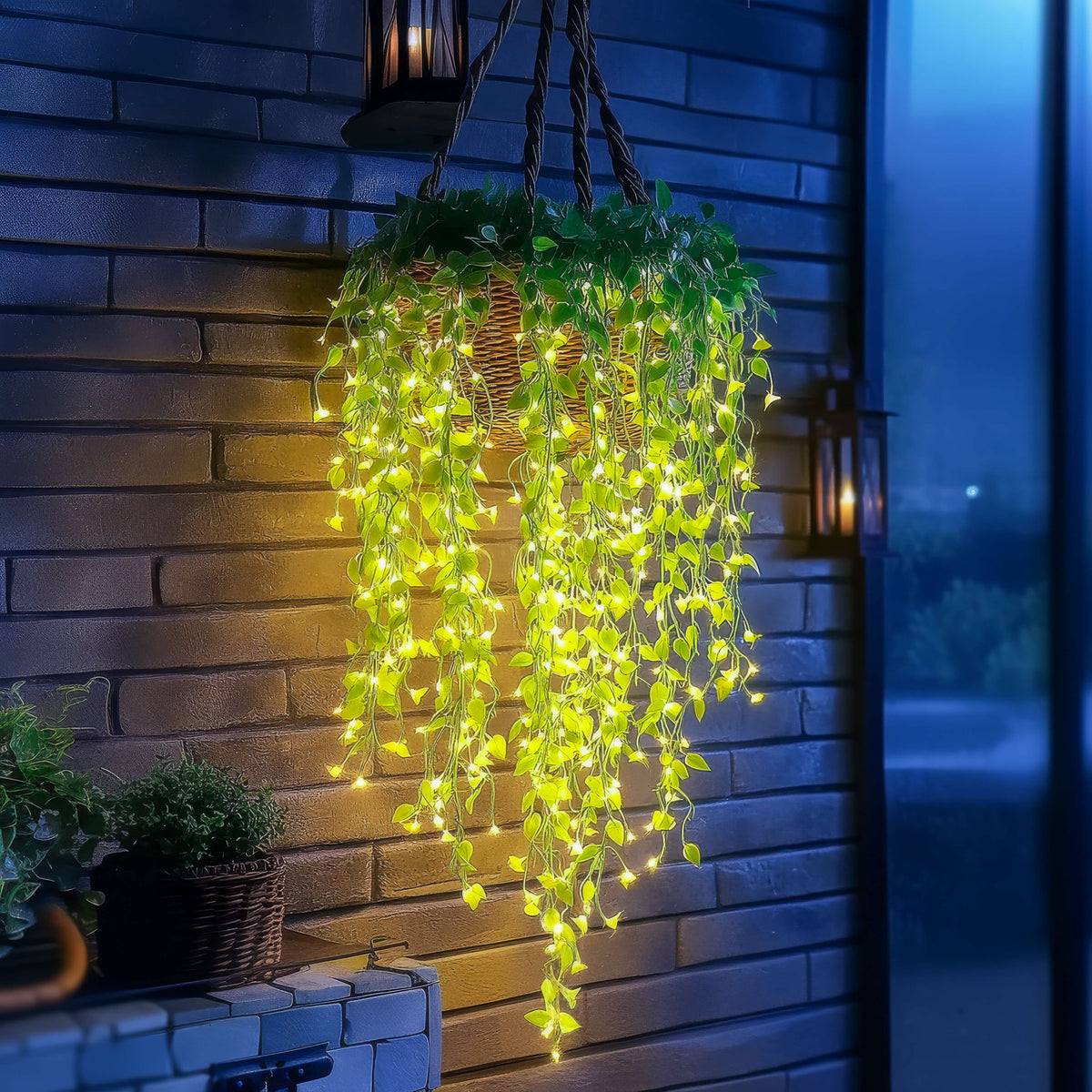 Flower Vine Lights Warm White LED USB & Battery