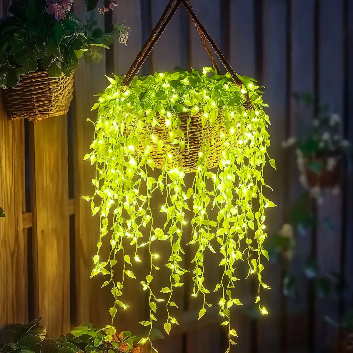 Flower Vine Lights Warm White LED USB & Battery
