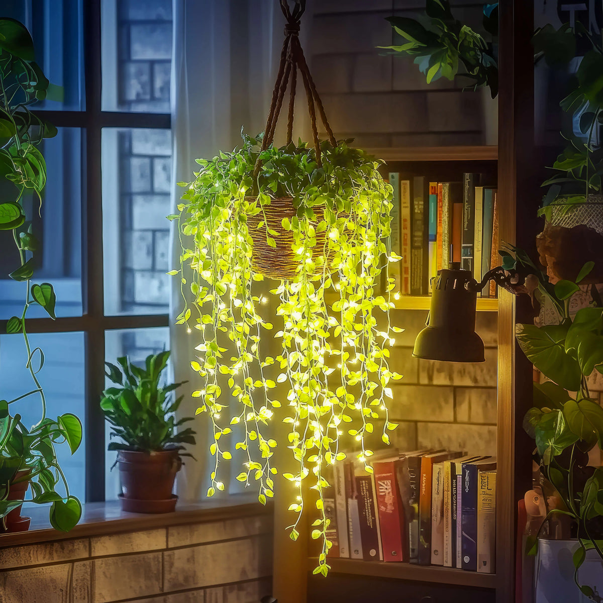 Flower Vine Lights Warm White LED USB & Battery
