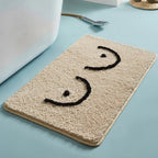 Fluffy Microfiber Non-Slip Bath Mat (Machine Washable)