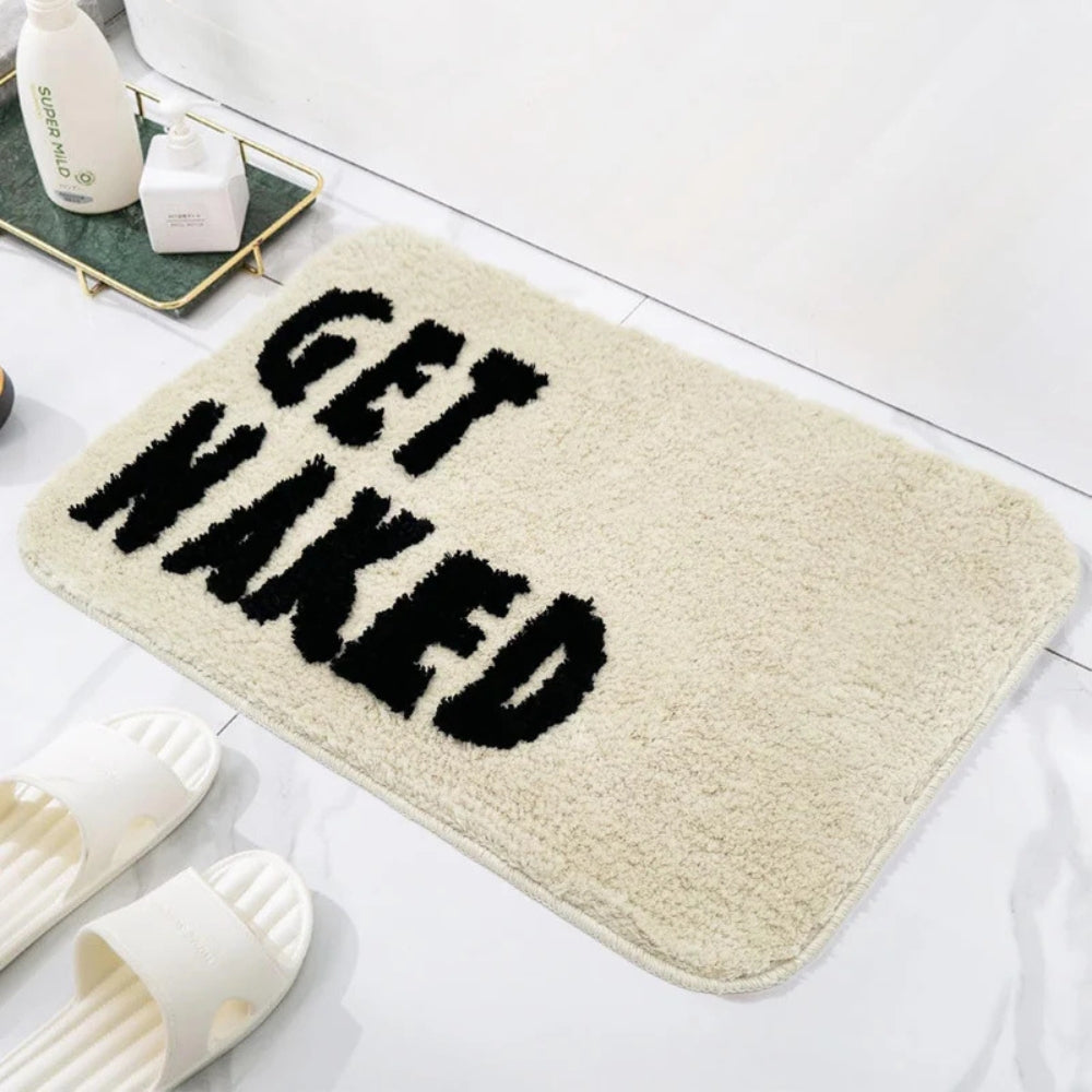 Fluffy Microfiber Non-Slip Bath Mat (Machine Washable)