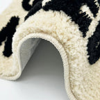 Fluffy Microfiber Non-Slip Bath Mat (Machine Washable)