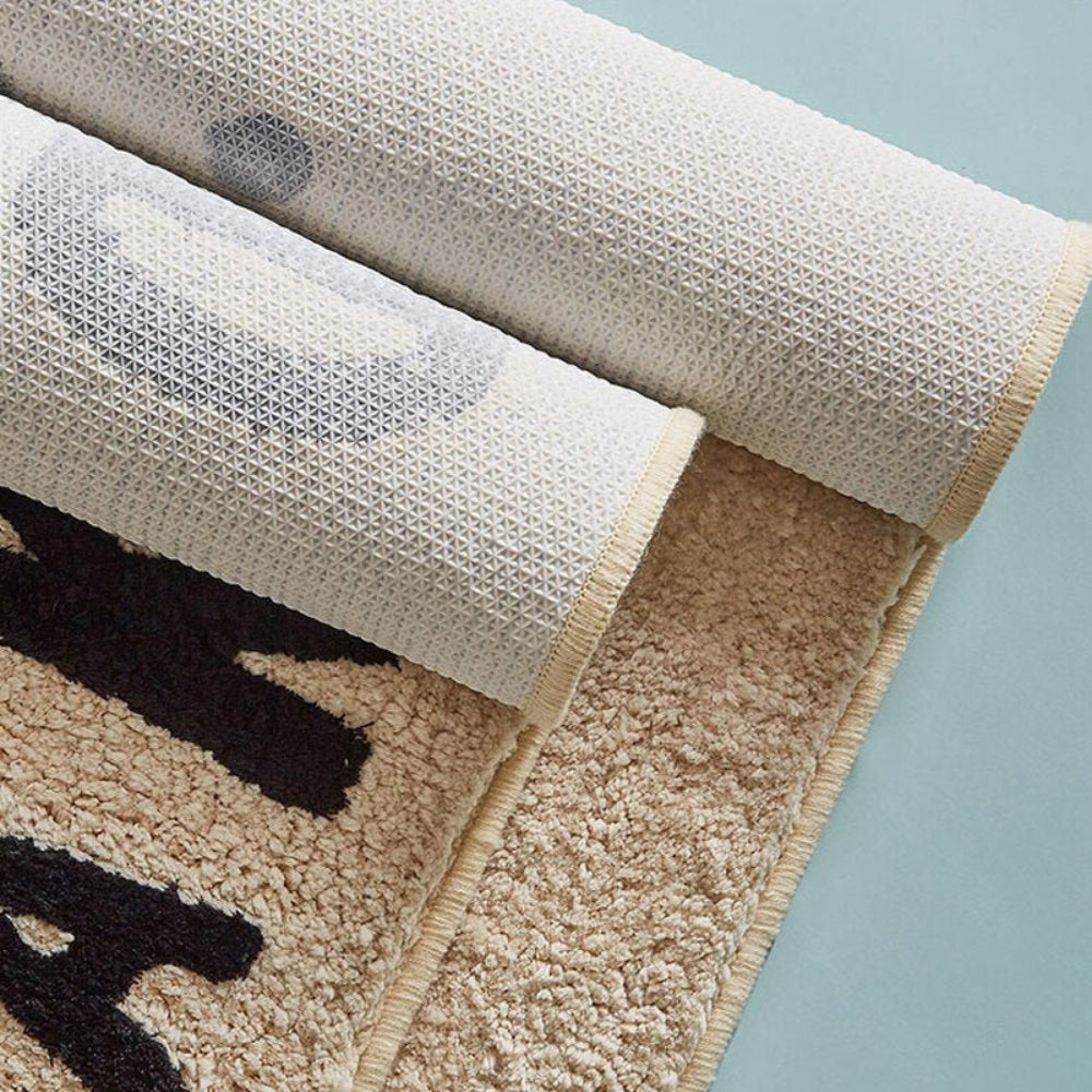 Fluffy Microfiber Non-Slip Bath Mat (Machine Washable)