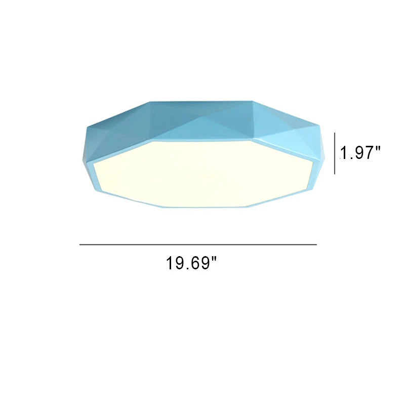 Flush Ceiling Light Dimmable Integrated LED Acrylic Diffuser
