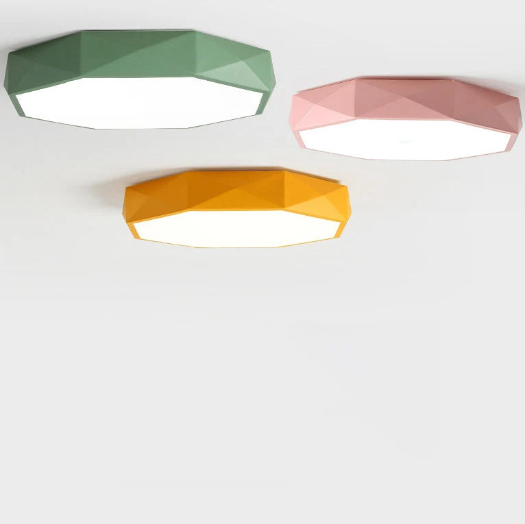 Flush Ceiling Light Dimmable Integrated LED Acrylic Diffuser