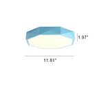Flush Ceiling Light Dimmable Integrated LED Acrylic Diffuser