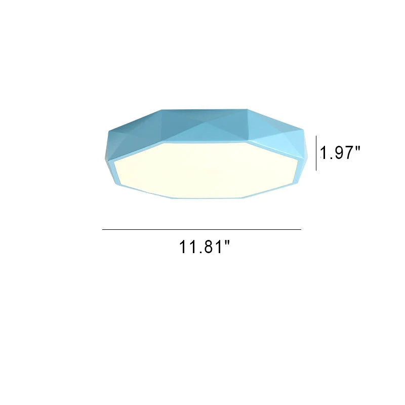 Flush Ceiling Light Dimmable Integrated LED Acrylic Diffuser