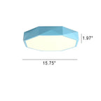 Flush Ceiling Light Dimmable Integrated LED Acrylic Diffuser