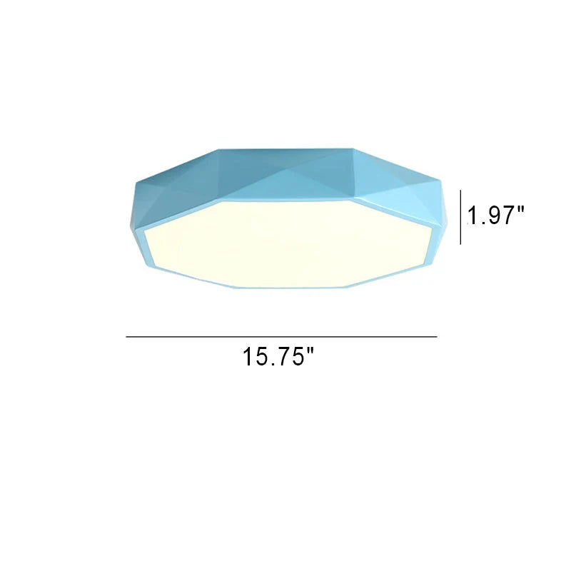 Flush Ceiling Light Dimmable Integrated LED Acrylic Diffuser