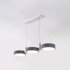 Flush Ceiling Light Iron & Wood 77cm Integrated LED