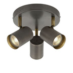 Flush Mount Ceiling Light Dimmable GU10 Compatible Antique Brass