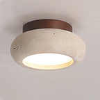 Flush Mount Ceiling Light Energy Efficient Metal & Glass