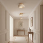 Flush Mount Ceiling Light Energy Efficient Metal & Glass