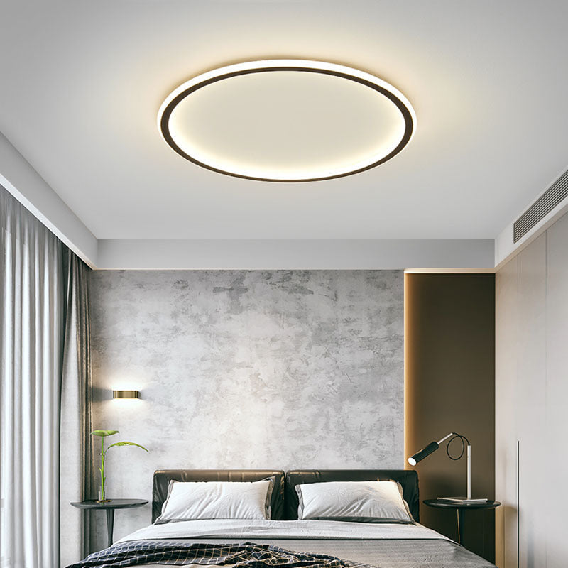 Flush Mount Ceiling Light Integrated LED Aluminum Frame