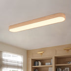 Flush Mount Light Built-In LED Wood & Acrylic