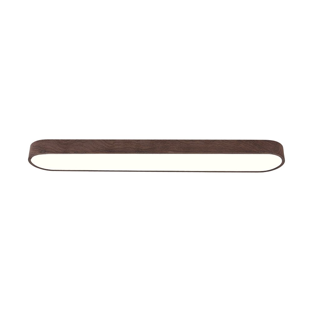 Flush Mount Light Built-In LED Wood & Acrylic