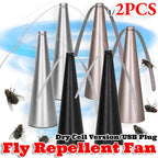 Fly Repellent Fan USB & Battery Soft-Touch Blades
