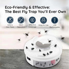 Fly Trap USB-Powered Silent & Chemical-Free