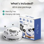 Fly Trap USB-Powered Silent Chemical-Free