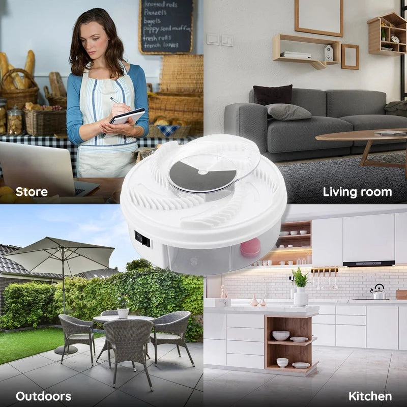 Fly Trap USB-Powered Silent & Chemical-Free