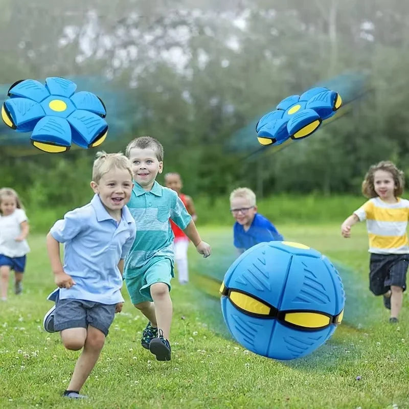 Flying Ball Dual-Shape Disc-to-Ball Non-Toxic