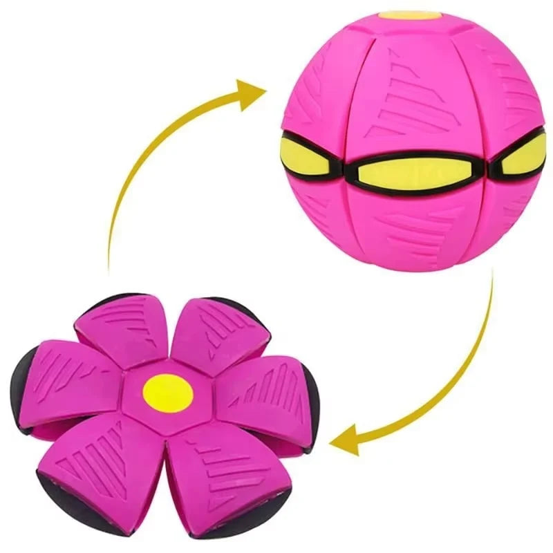 Flying Ball Dual-Shape Disc-to-Ball Non-Toxic