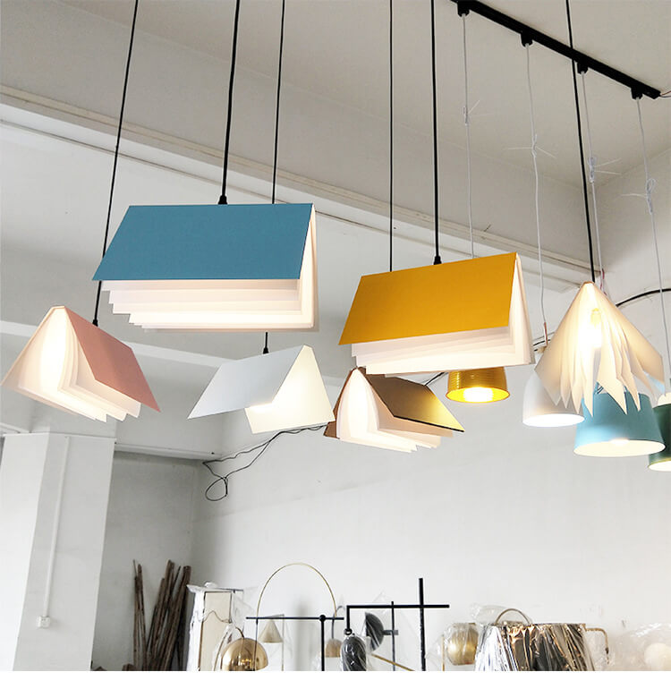 Flying Book Soft-Glow Pendant Ceiling Light