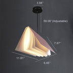 Flying Book Soft-Glow Pendant Ceiling Light