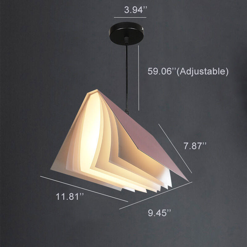 Flying Book Soft-Glow Pendant Ceiling Light