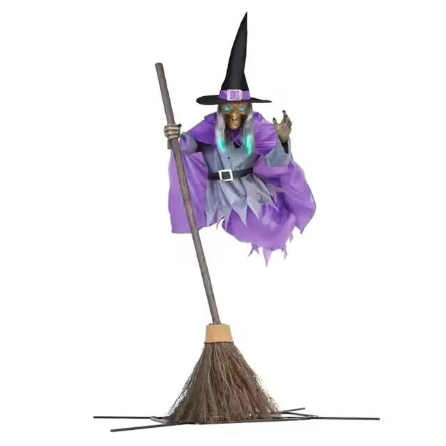 Flying Witch 6-Foot Durable Cloth & Ground Stake