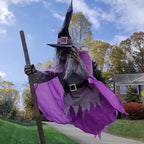 Flying Witch 6-Foot Durable Cloth & Ground Stake