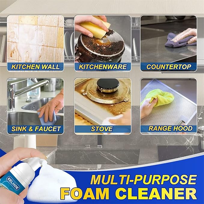 Foam Cleaner Multi-Surface Rinse-Free Degreaser