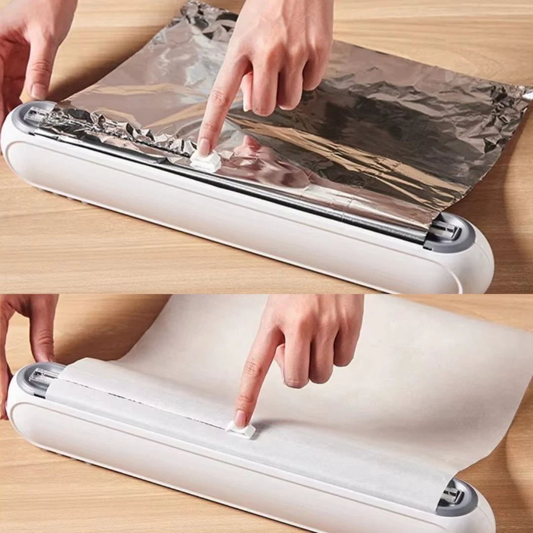 Foil Dispenser Magnetic Mounting & Precision Cutter BPA-Free