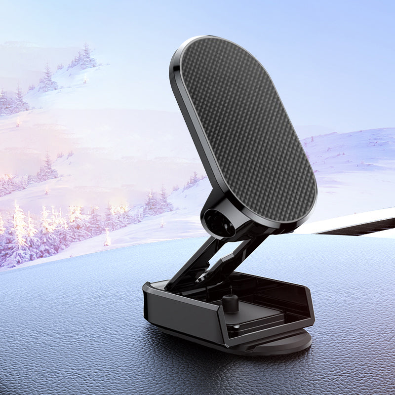 Fold-Flat Magnetic 360° Rotating Car Phone Mount
