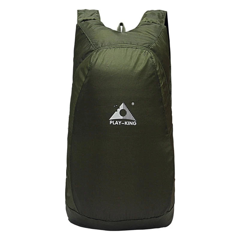 Foldable Backpack Water-Resistant Polyester Tear-Resistant Straps 20 L