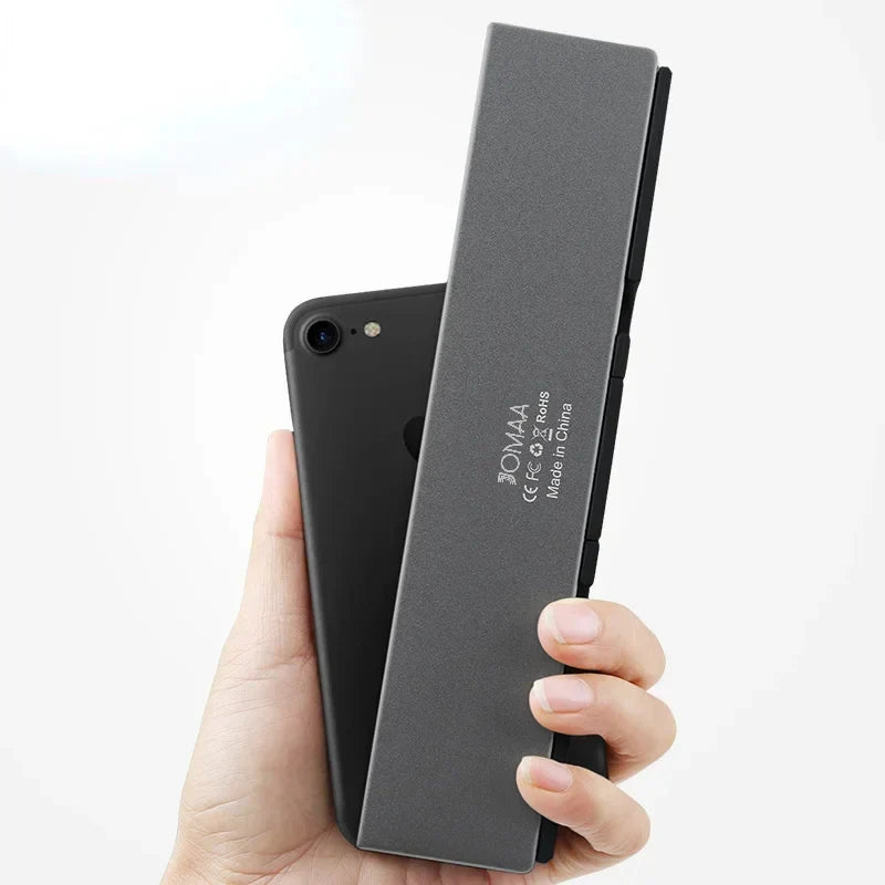 Foldable Bluetooth Keyboard Aluminum Alloy Magnetic Stand