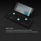 Foldable Bluetooth Keyboard Aluminum Alloy Magnetic Stand