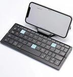 Foldable Bluetooth Keyboard Aluminum Alloy Magnetic Stand