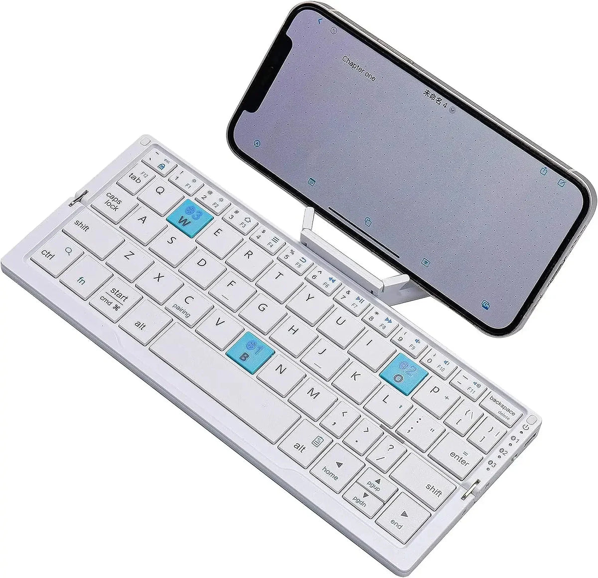 Foldable Bluetooth Keyboard Aluminum Alloy Magnetic Stand