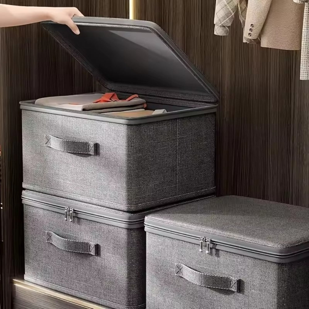 Foldable & Breathable Fabric Storage Box (Multiple Sizes)