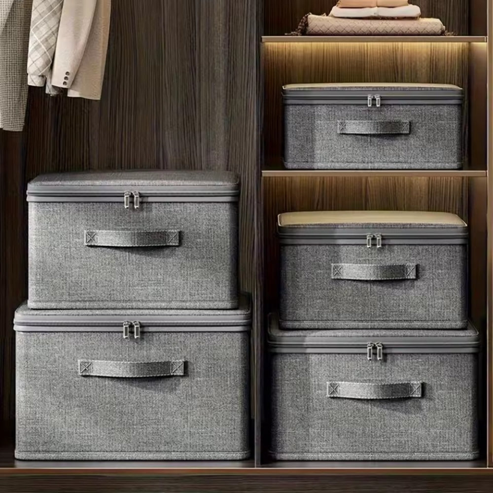 Foldable & Breathable Fabric Storage Box (Multiple Sizes)