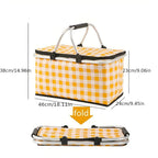 Foldable Insulated Picnic Basket (22L)