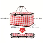 Foldable Insulated Picnic Basket (22L)