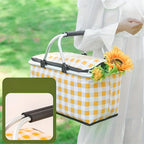Foldable Insulated Picnic Basket (22L)