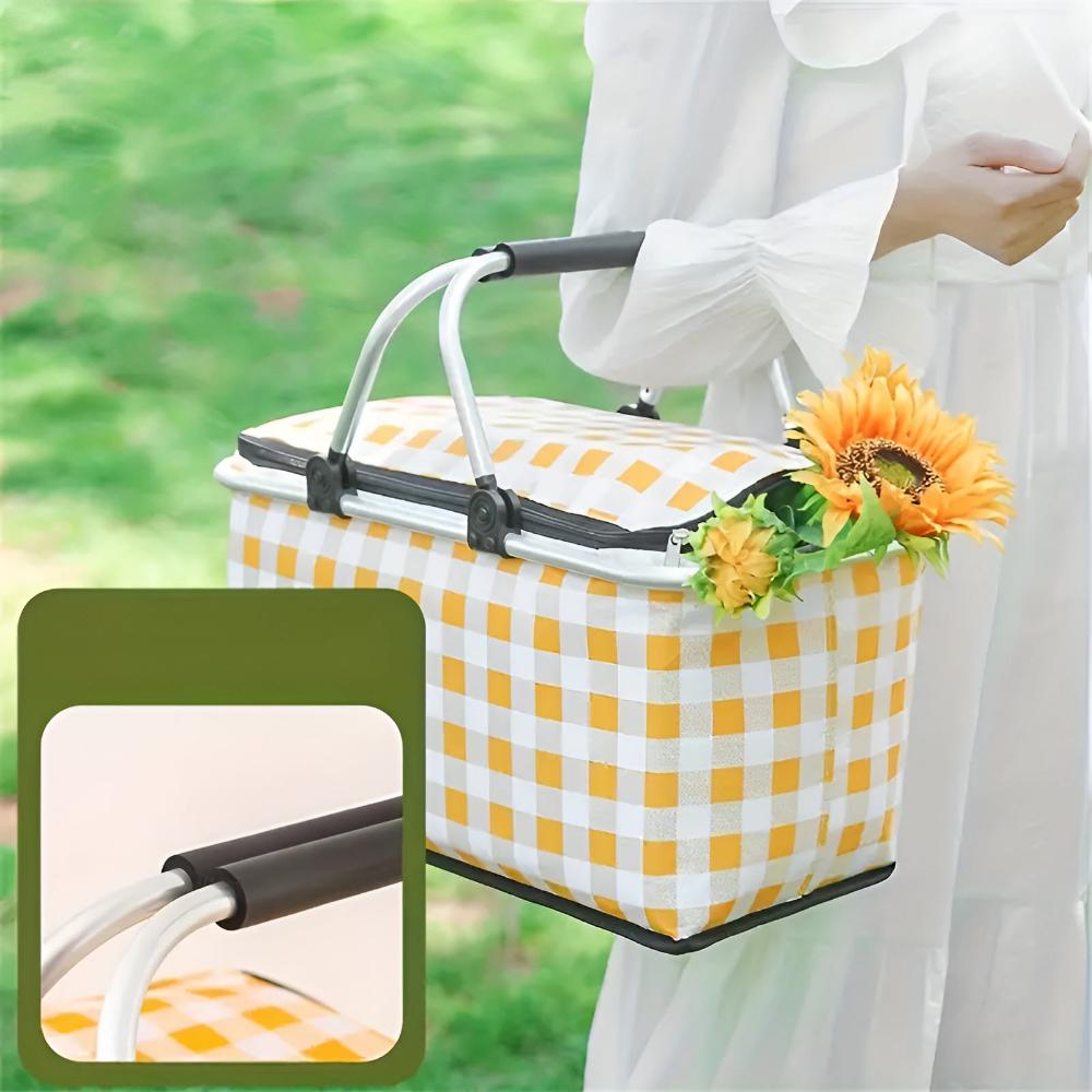 Foldable Insulated Picnic Basket (22L)